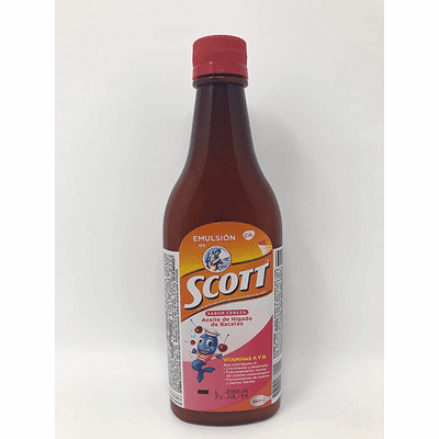 Emulsion de Scott Sabor (1) Tradicional(1)Cherry (1) Frutas