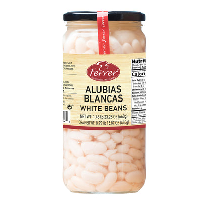 Ferrer White Beans - Alubias Blancas en Agua y Sal