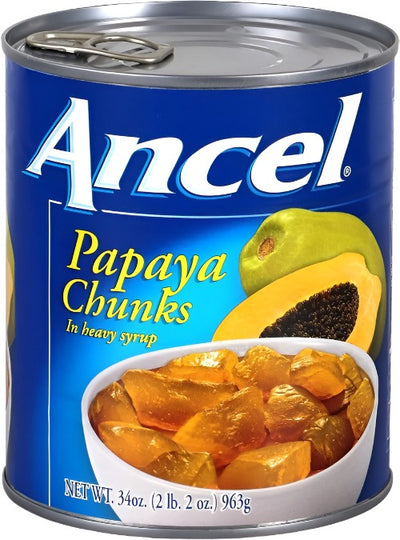 Ancel Papaya Chunks in Heavy Syrup