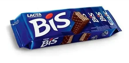 Bis Lacta Wafer Recheado Coberto Com Chocolate