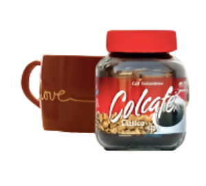 Colcafe Cafe Instantaneo Suave Smooth Glass Jar 