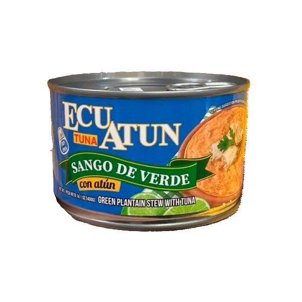 Ecuatun Sango de verde con atun 14 oz