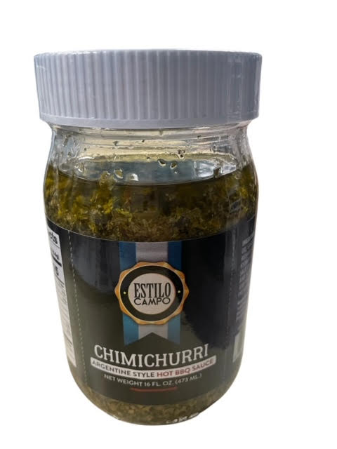 Estilo Campo Chimichurri Argentine Style Hot BBQ Sauce 16 oz