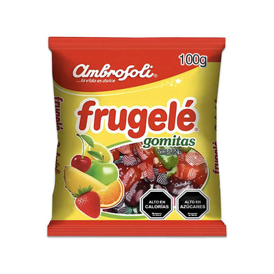 Ambrosoli Frugele Gomitas con Pulpa de Fruta Sabores Frutales 100 g