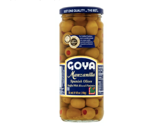 Goya Manzanilla Spanish Olives Stuffed with Minced Pimientos