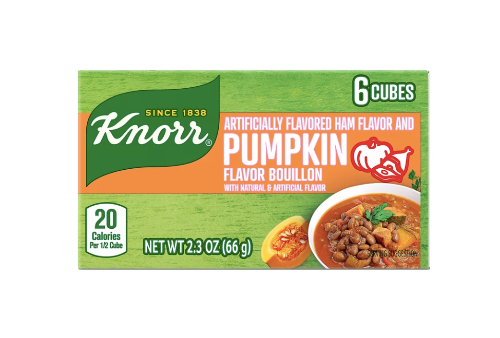 Knorr Cubitos de Calabaza y Jamon - Ham and Pumpkin Flavor Bouillon Cubes