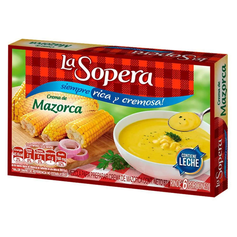 La Sopera Crema de Mazorca 6 Porciones 3.06 oz