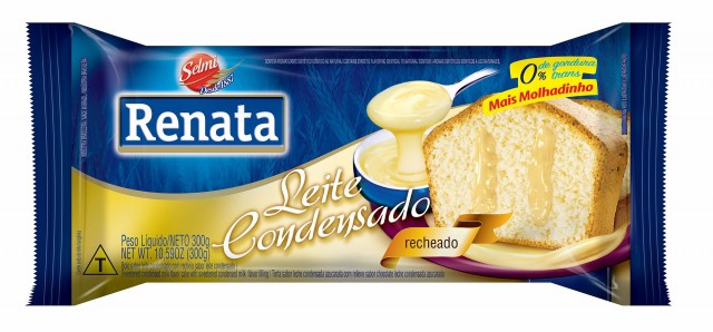 Renata Bolo de Leite Condensado Recheado 300g