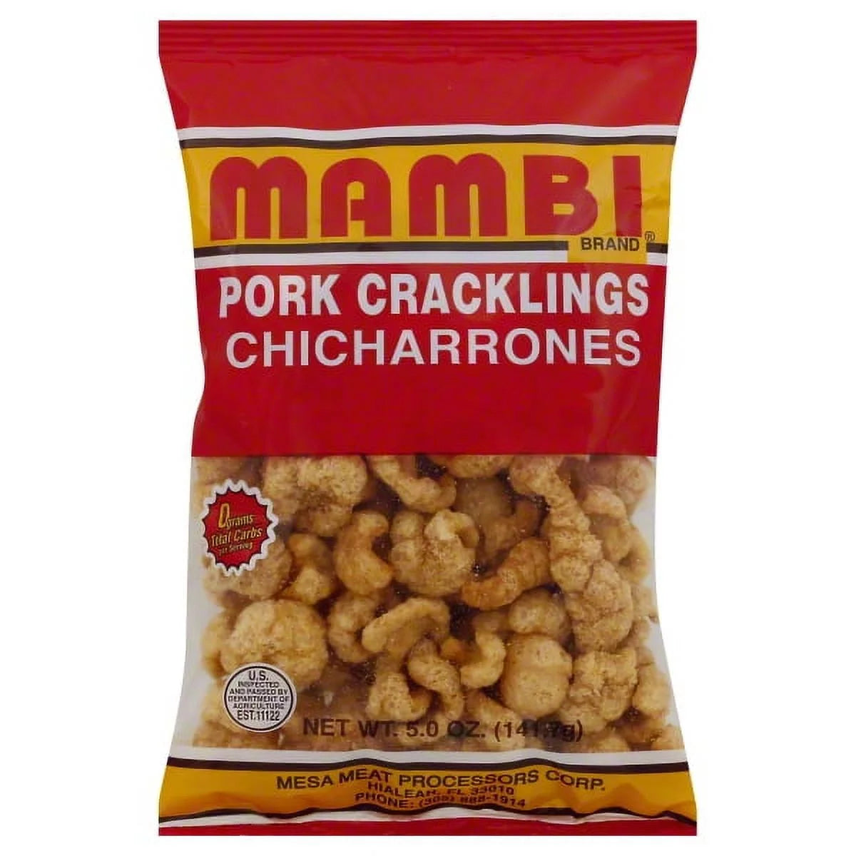 Mambi Chicharrones 4.5 oz.