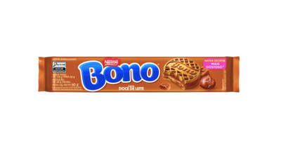 Nestle Bono Biscoito Recheado Sabor Doce de Leite 