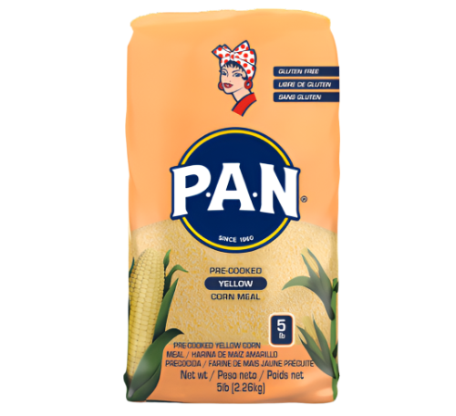 P.A.N Pre Cooked Yellow Corn Meal - Harina de Maiz Amarillo Precocida 