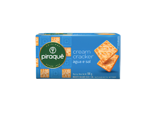 Piraque Agua e Sal Biscoito 