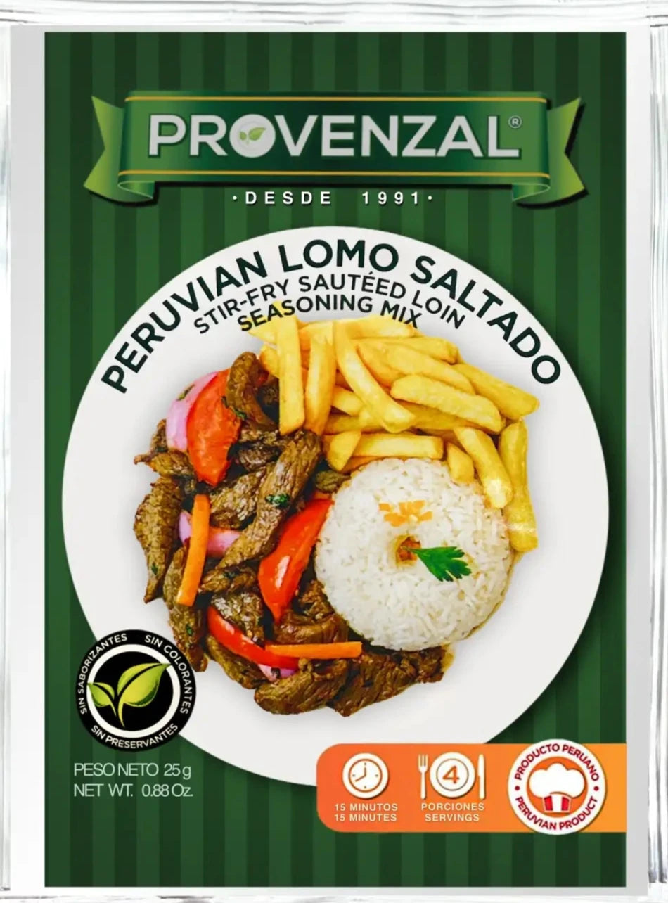 Provenzal Peruvian Lomo Saltado Seasoning Mix 0.88 oz