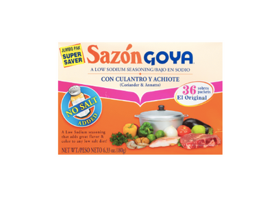 Sazón Goya con Culantro y Achiote - Coriander & Annatto Seasoning