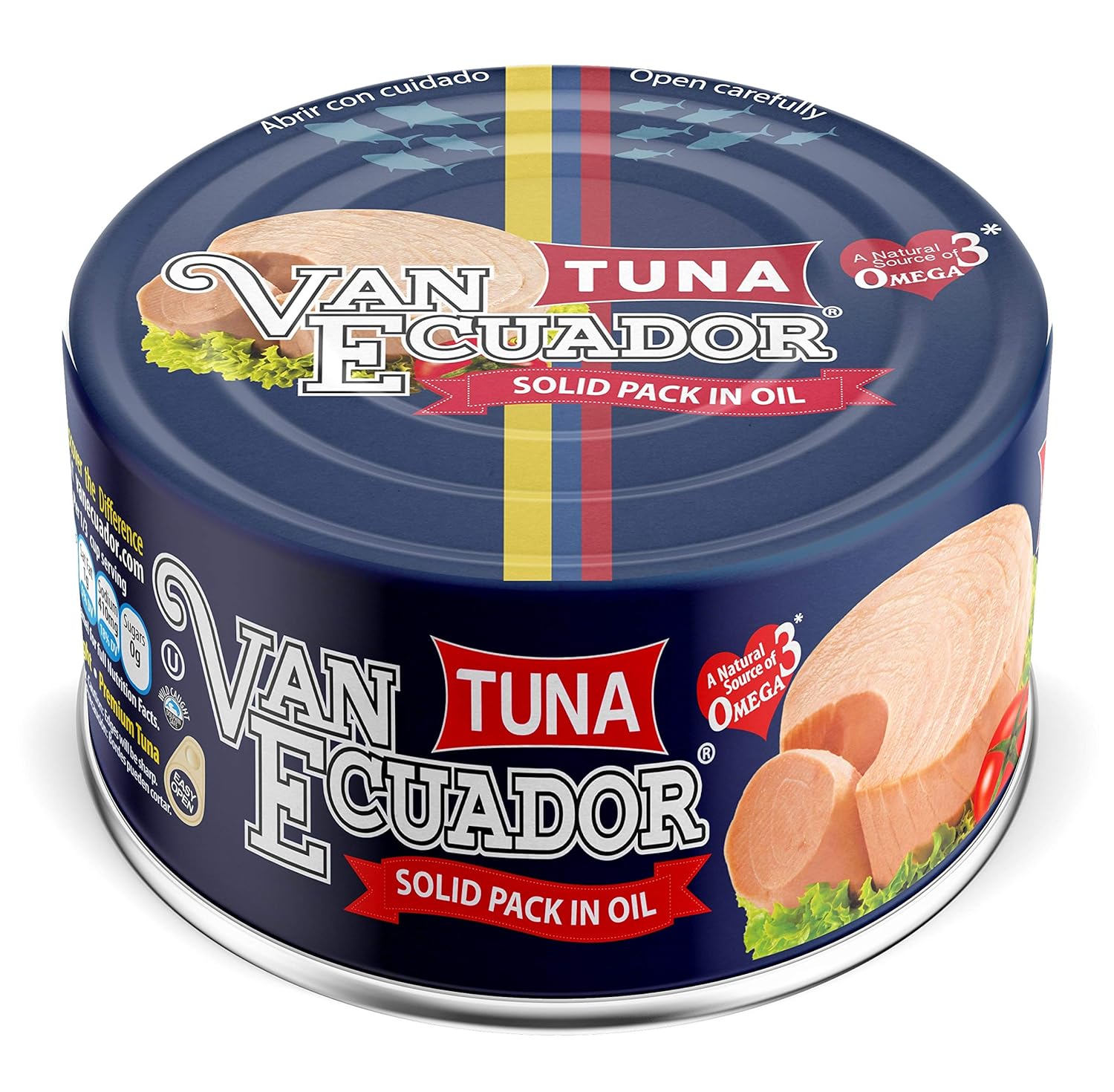 Van Ecuador Tuna, Lomitos de Atun en Aceite 5.3 oz.