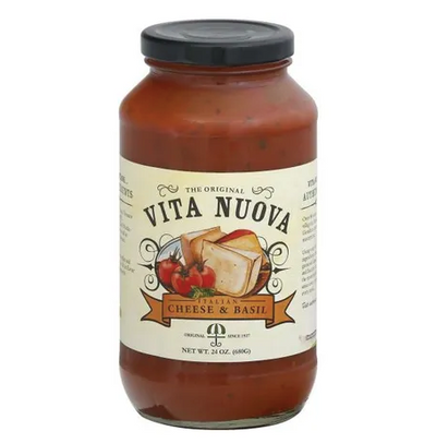 Vita Nuova Cheese and Basil Tomato Sauce