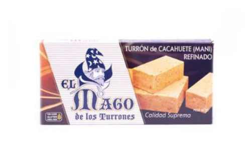 El Mago Turrón de Cacahuete (Mani) Refinado Blando