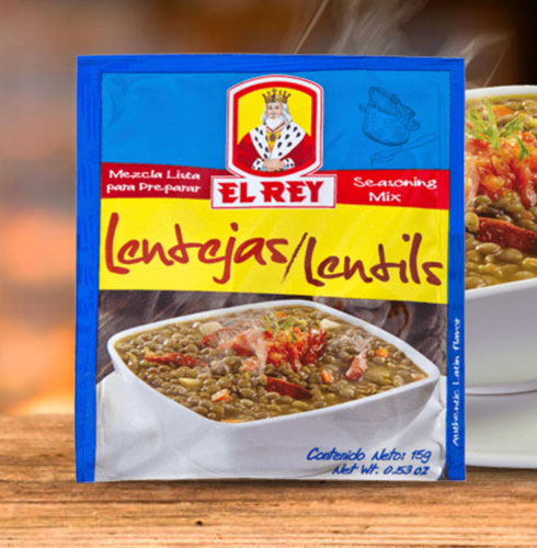 El Rey Lentils Lentejas Seasoning