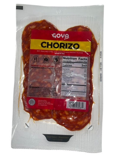 Goya Sliced Chorizo 3 oz