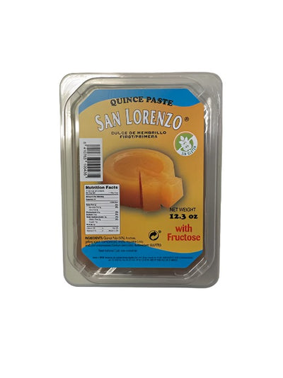San Lorenzo Quince Paste (Dulce de Membrillo) Free Gluten Net Wt 8.8 oz
