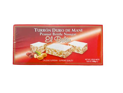 El Belen Turron Duro Mani - Peanut Brittle Nougat