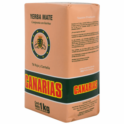 Canarias Yerba Mate Traditional Flavor from Uruguay 1 kg / 2.2 lb (Bulk of  20) - ArgenSnack